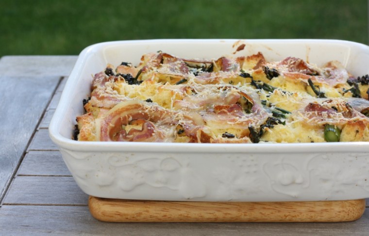 Parmesan Bread Pudding