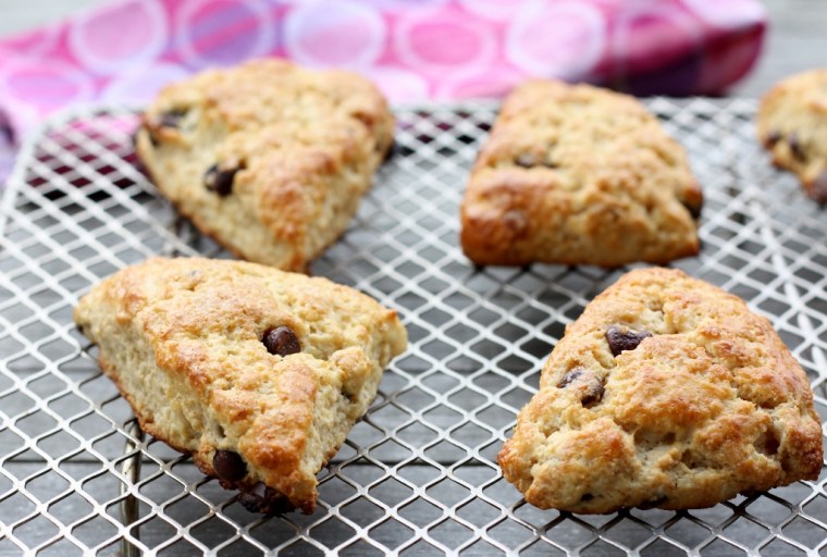 Chocolate Chip Ricotta Scones