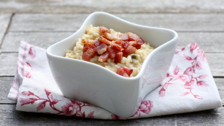 Bacon and Leek Risotto