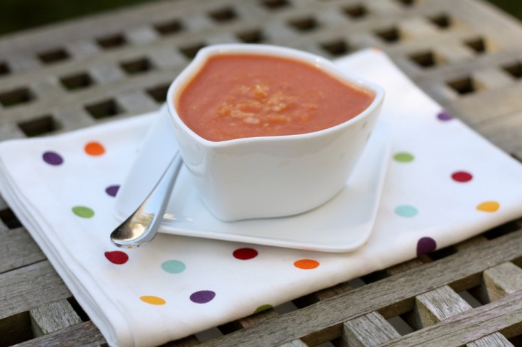 Roasted Fennel, Red Pepper and Tomato Soup